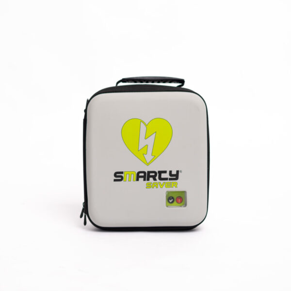 sm1b1001 smarty saver semi automatic defibrillator in bag closed 1